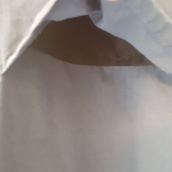 Dickies Mens 2XL Shirt Short Sleeve Button Up Cotton Blend Blue Work Vented - Picture 6 of 9